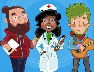 Professions: educational game | Best School Games